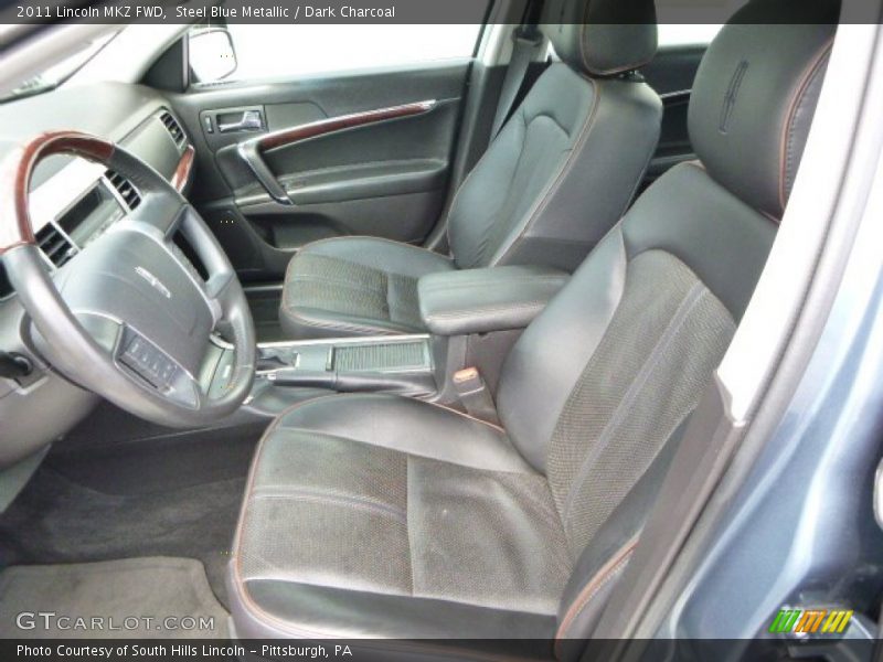 Steel Blue Metallic / Dark Charcoal 2011 Lincoln MKZ FWD