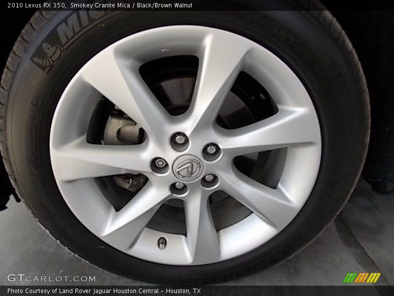 Smokey Granite Mica / Black/Brown Walnut 2010 Lexus RX 350