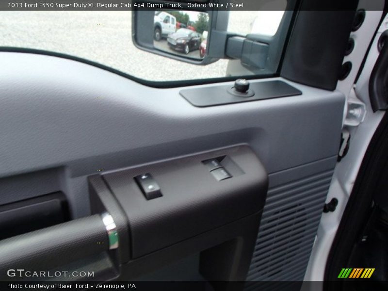 Oxford White / Steel 2013 Ford F550 Super Duty XL Regular Cab 4x4 Dump Truck