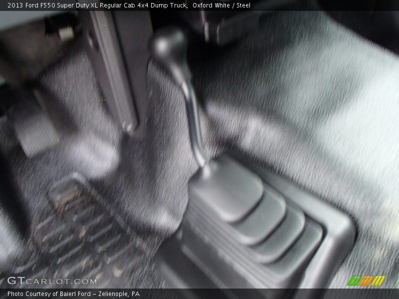Oxford White / Steel 2013 Ford F550 Super Duty XL Regular Cab 4x4 Dump Truck