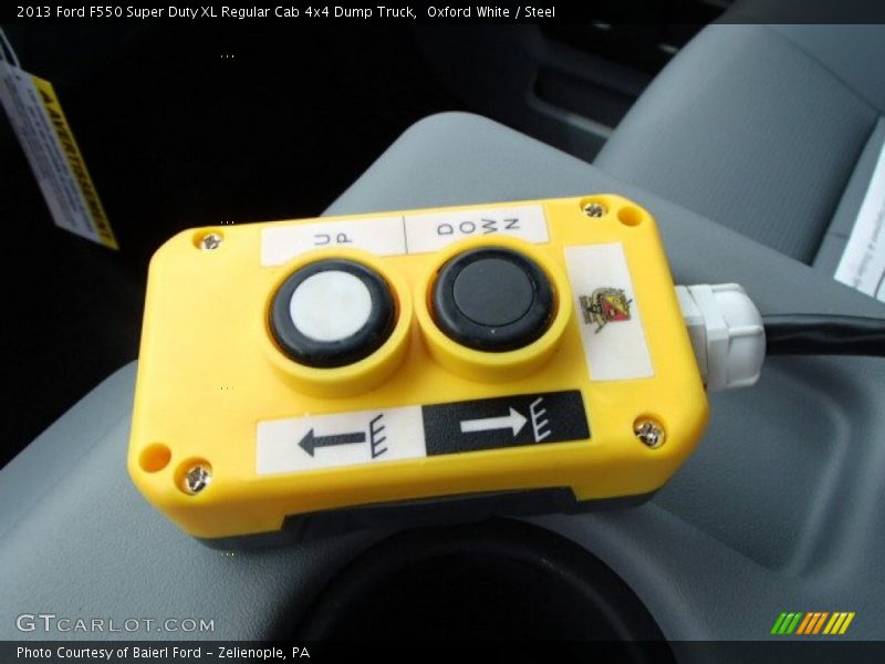 Controls of 2013 F550 Super Duty XL Regular Cab 4x4 Dump Truck