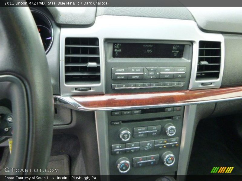 Steel Blue Metallic / Dark Charcoal 2011 Lincoln MKZ FWD