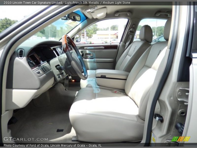 Light French Silk Metallic / Medium Light Stone 2010 Lincoln Town Car Signature Limited