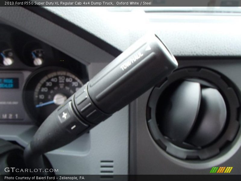 Oxford White / Steel 2013 Ford F550 Super Duty XL Regular Cab 4x4 Dump Truck