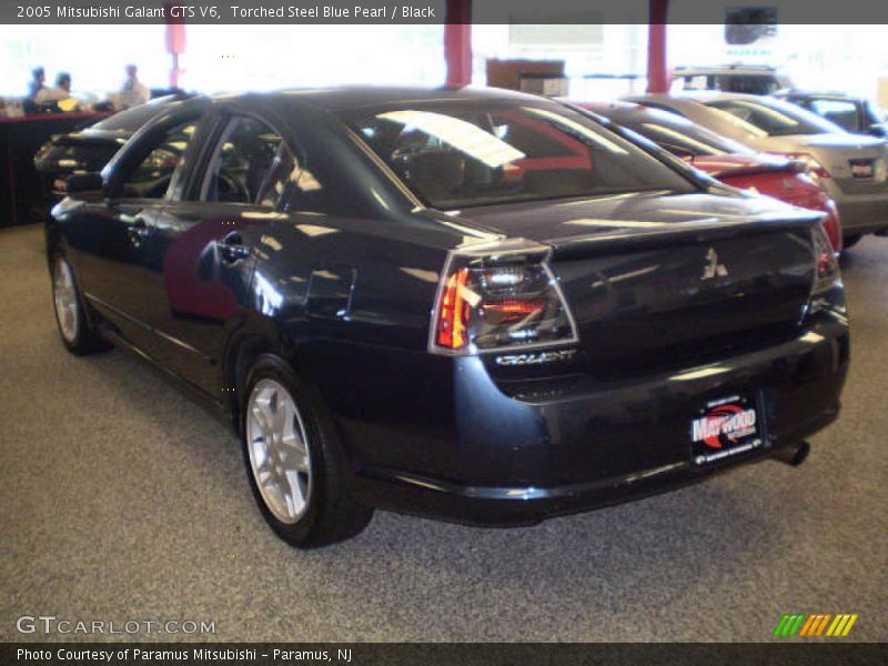 Torched Steel Blue Pearl / Black 2005 Mitsubishi Galant GTS V6