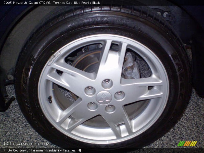 Torched Steel Blue Pearl / Black 2005 Mitsubishi Galant GTS V6