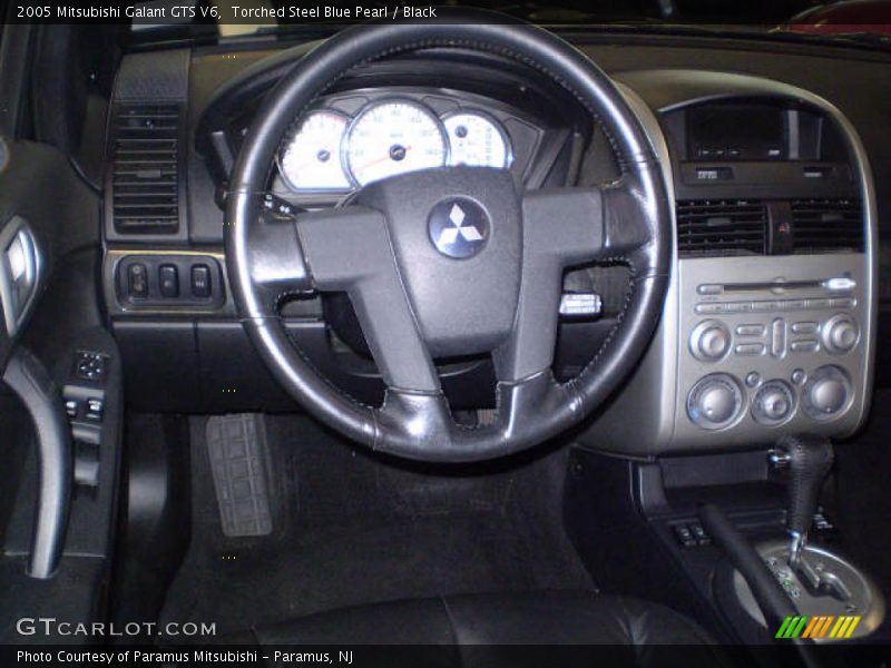 Torched Steel Blue Pearl / Black 2005 Mitsubishi Galant GTS V6
