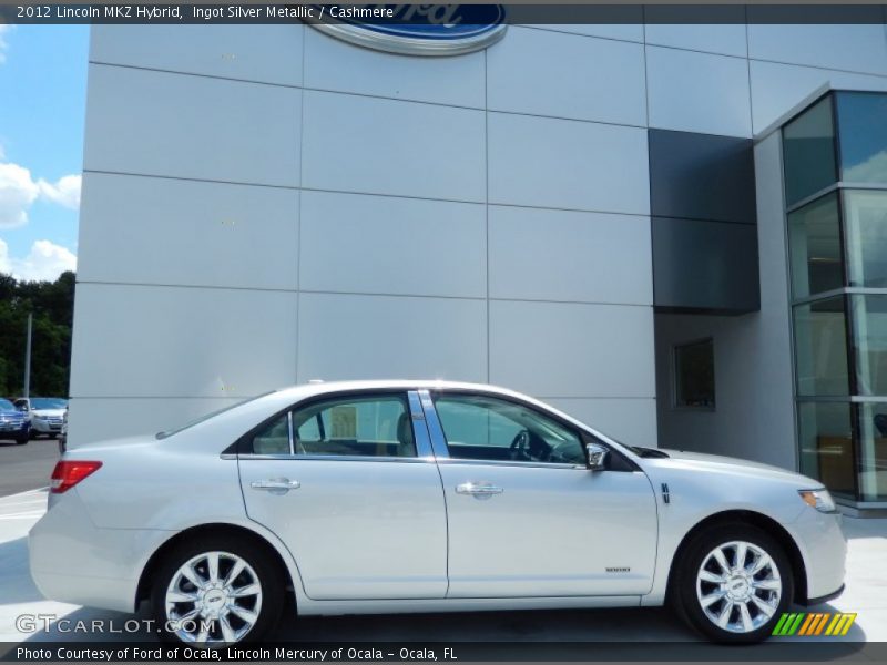 Ingot Silver Metallic / Cashmere 2012 Lincoln MKZ Hybrid