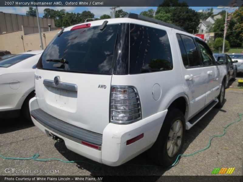 Oxford White / Camel 2007 Mercury Mountaineer AWD