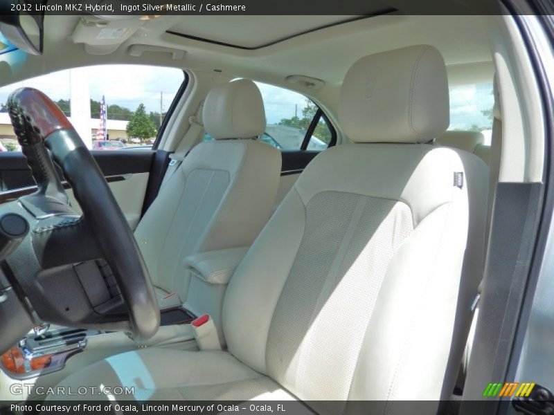 Ingot Silver Metallic / Cashmere 2012 Lincoln MKZ Hybrid
