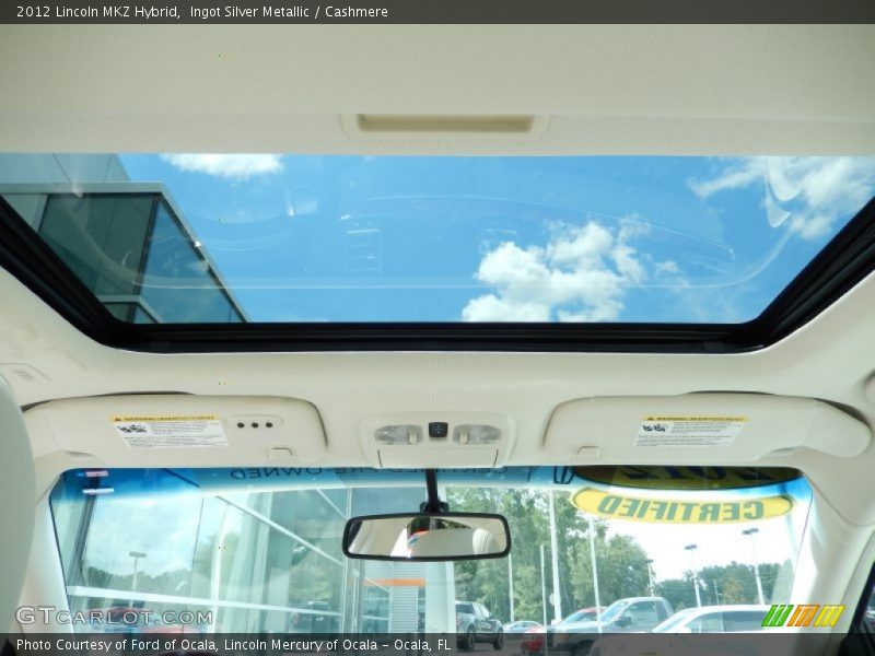 Ingot Silver Metallic / Cashmere 2012 Lincoln MKZ Hybrid