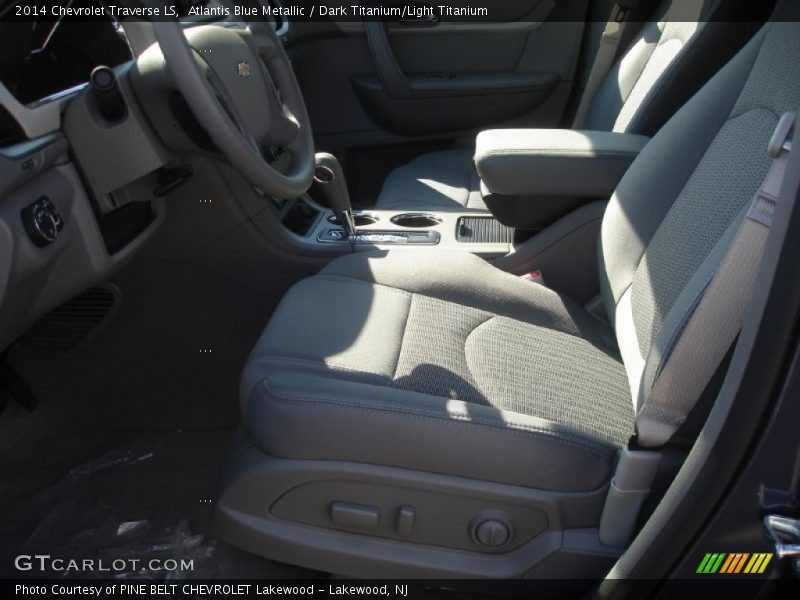 Atlantis Blue Metallic / Dark Titanium/Light Titanium 2014 Chevrolet Traverse LS