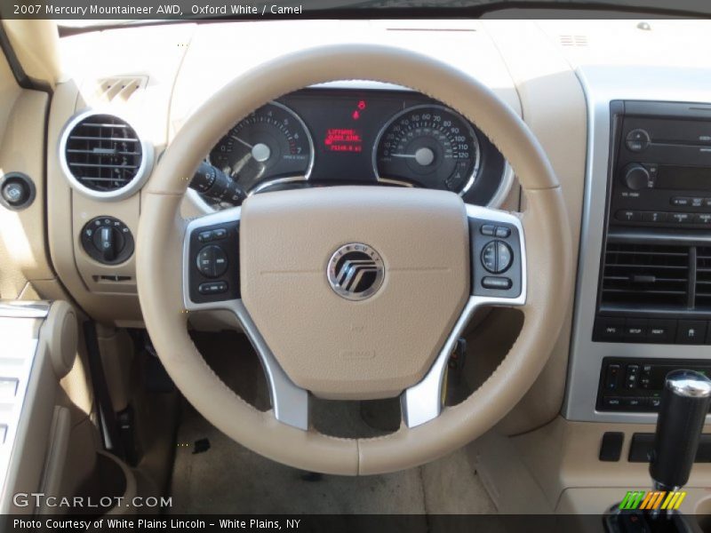 Oxford White / Camel 2007 Mercury Mountaineer AWD