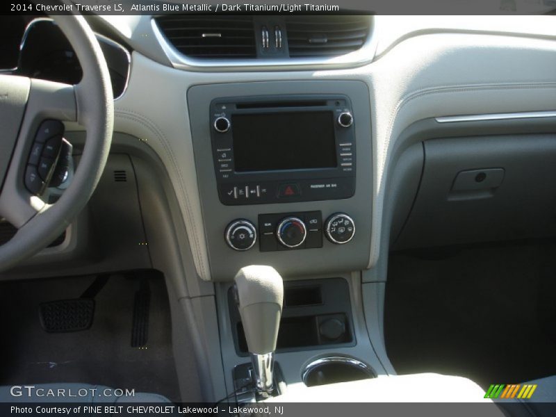 Atlantis Blue Metallic / Dark Titanium/Light Titanium 2014 Chevrolet Traverse LS
