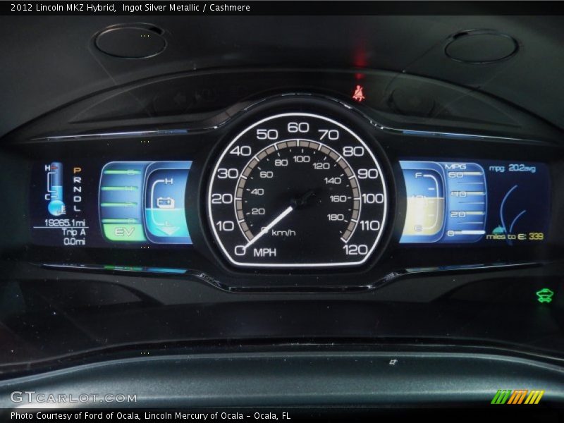 Ingot Silver Metallic / Cashmere 2012 Lincoln MKZ Hybrid