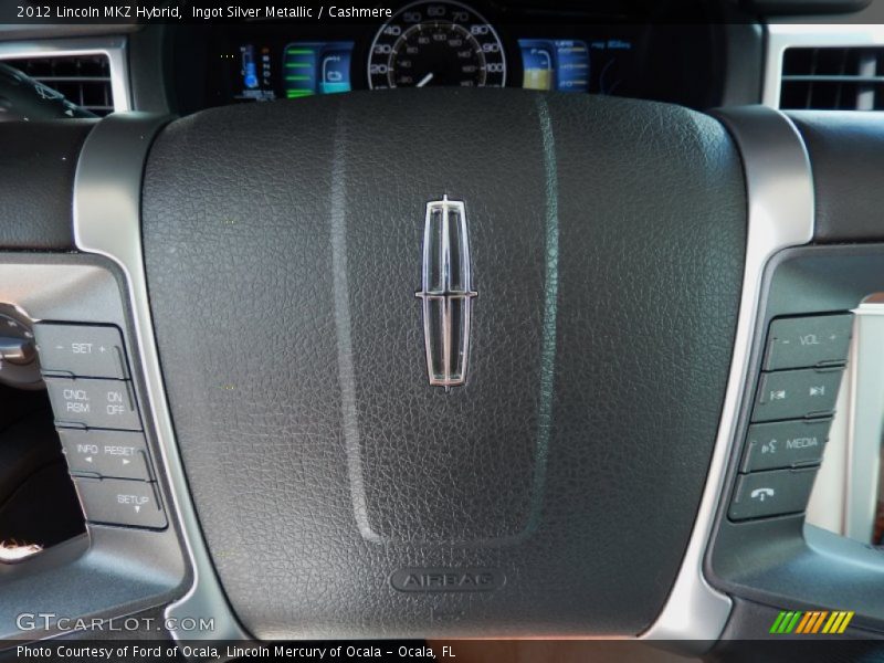 Ingot Silver Metallic / Cashmere 2012 Lincoln MKZ Hybrid