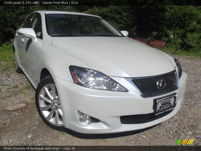 Glacier Frost Mica / Ecru 2009 Lexus IS 250 AWD