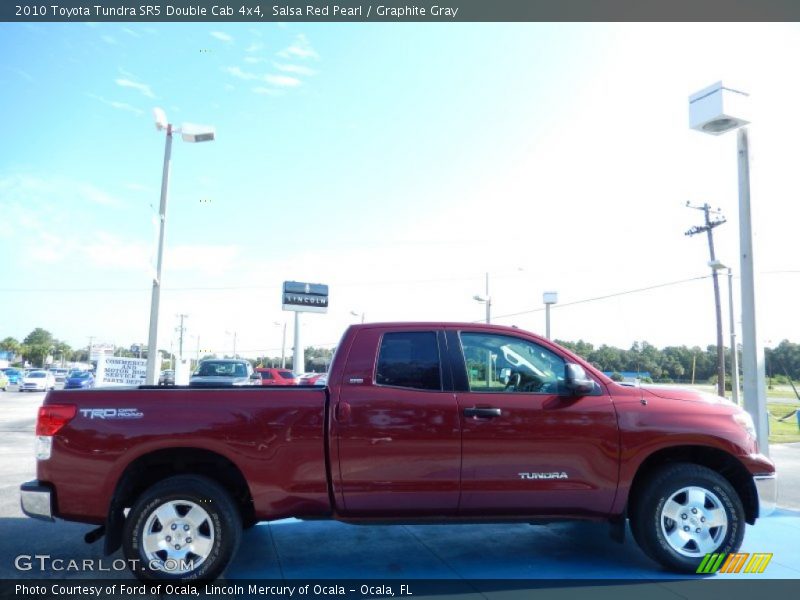 Salsa Red Pearl / Graphite Gray 2010 Toyota Tundra SR5 Double Cab 4x4