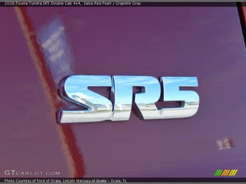 Salsa Red Pearl / Graphite Gray 2010 Toyota Tundra SR5 Double Cab 4x4