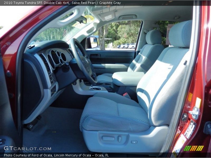 Salsa Red Pearl / Graphite Gray 2010 Toyota Tundra SR5 Double Cab 4x4