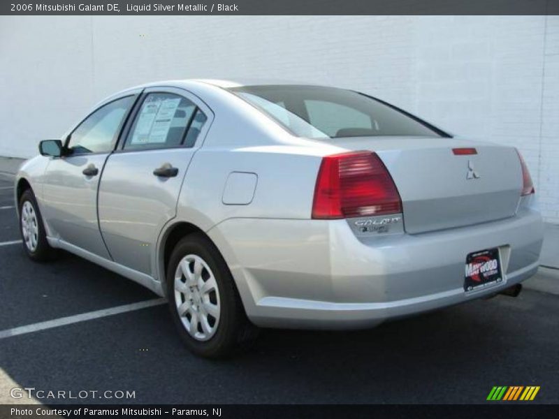 Liquid Silver Metallic / Black 2006 Mitsubishi Galant DE