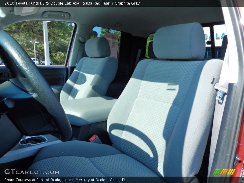 Salsa Red Pearl / Graphite Gray 2010 Toyota Tundra SR5 Double Cab 4x4