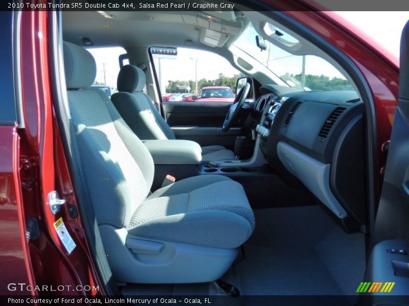 Salsa Red Pearl / Graphite Gray 2010 Toyota Tundra SR5 Double Cab 4x4