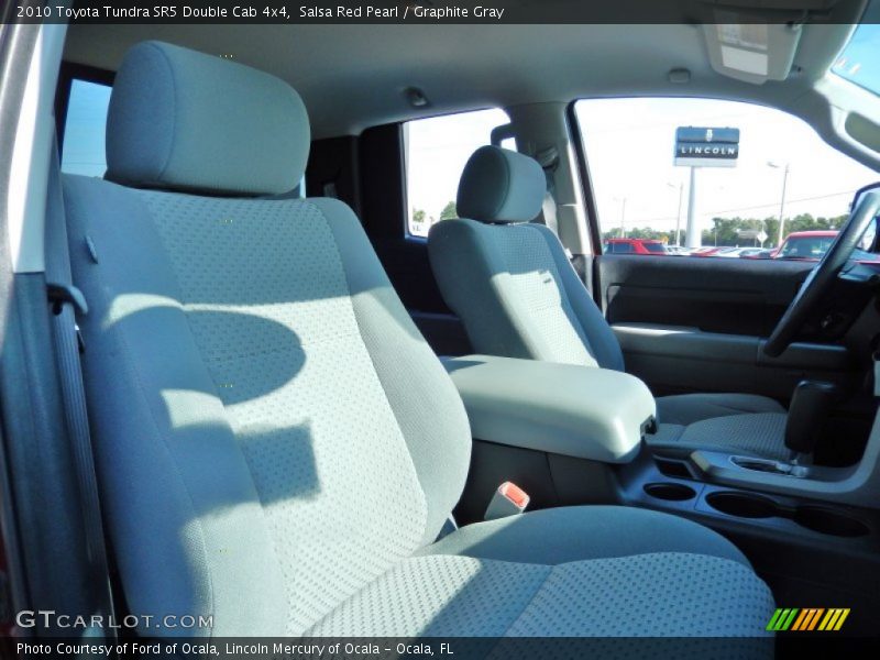 Salsa Red Pearl / Graphite Gray 2010 Toyota Tundra SR5 Double Cab 4x4