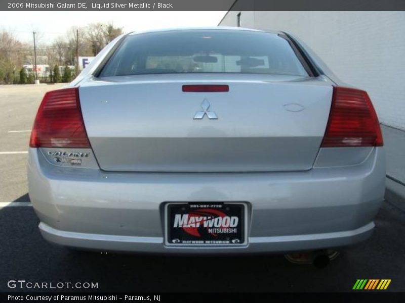 Liquid Silver Metallic / Black 2006 Mitsubishi Galant DE