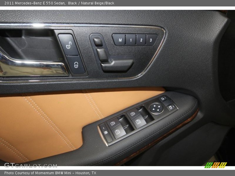 Black / Natural Beige/Black 2011 Mercedes-Benz E 550 Sedan
