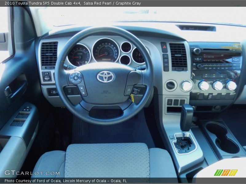 Salsa Red Pearl / Graphite Gray 2010 Toyota Tundra SR5 Double Cab 4x4