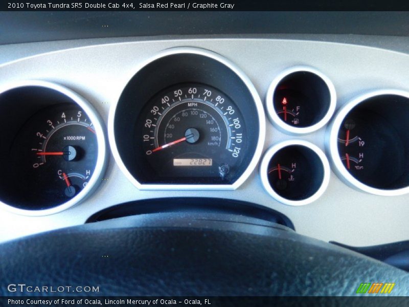 Salsa Red Pearl / Graphite Gray 2010 Toyota Tundra SR5 Double Cab 4x4