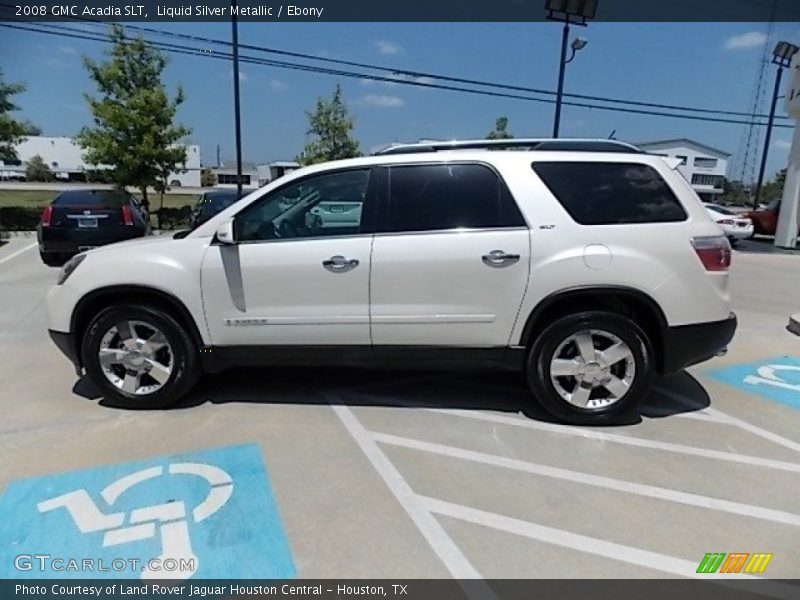 Liquid Silver Metallic / Ebony 2008 GMC Acadia SLT