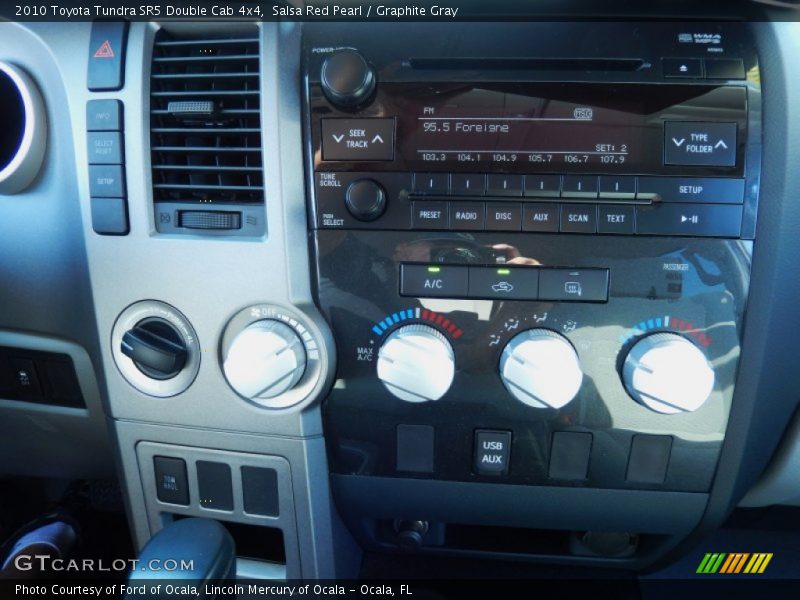 Salsa Red Pearl / Graphite Gray 2010 Toyota Tundra SR5 Double Cab 4x4