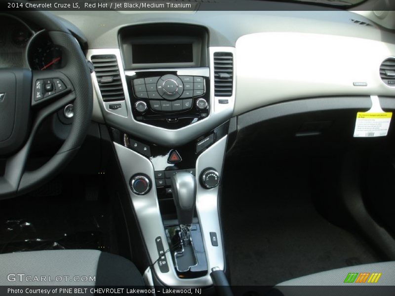 Red Hot / Jet Black/Medium Titanium 2014 Chevrolet Cruze LS