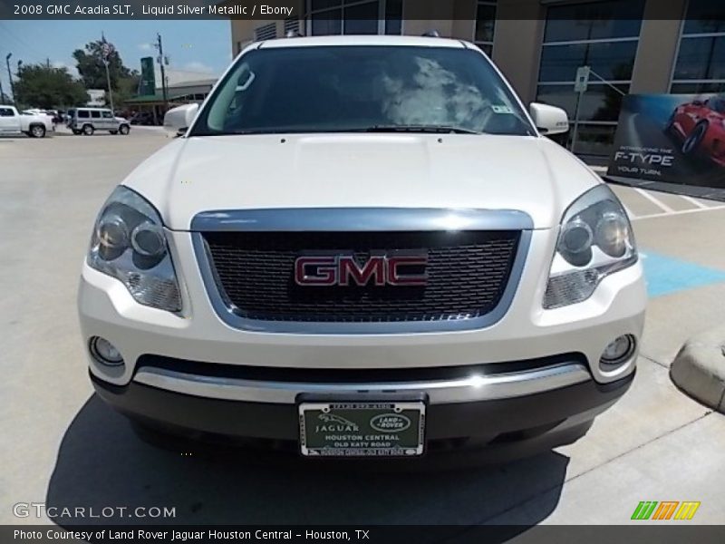 Liquid Silver Metallic / Ebony 2008 GMC Acadia SLT