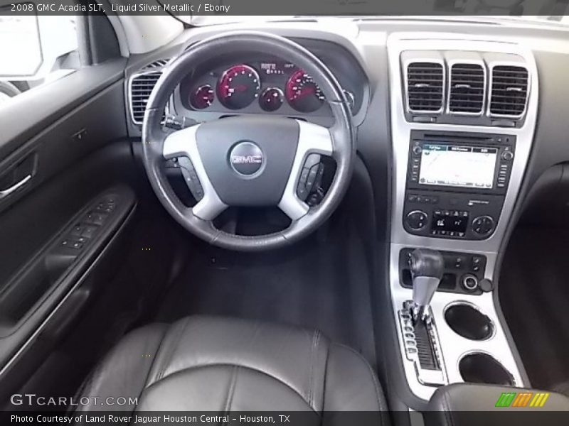 Liquid Silver Metallic / Ebony 2008 GMC Acadia SLT