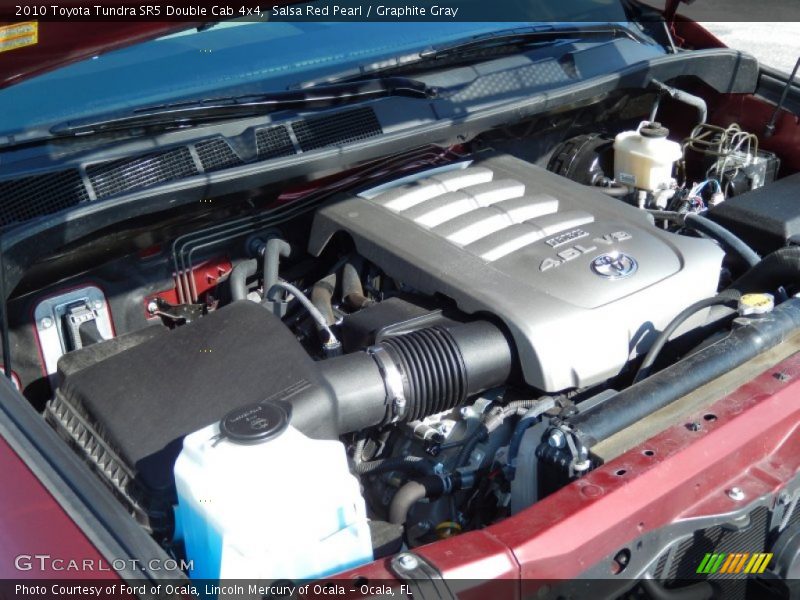 Salsa Red Pearl / Graphite Gray 2010 Toyota Tundra SR5 Double Cab 4x4
