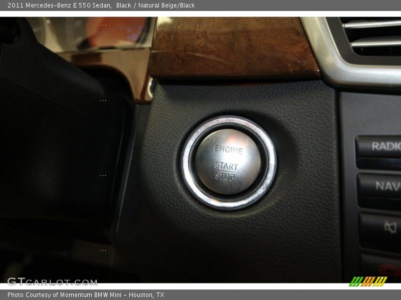 Black / Natural Beige/Black 2011 Mercedes-Benz E 550 Sedan