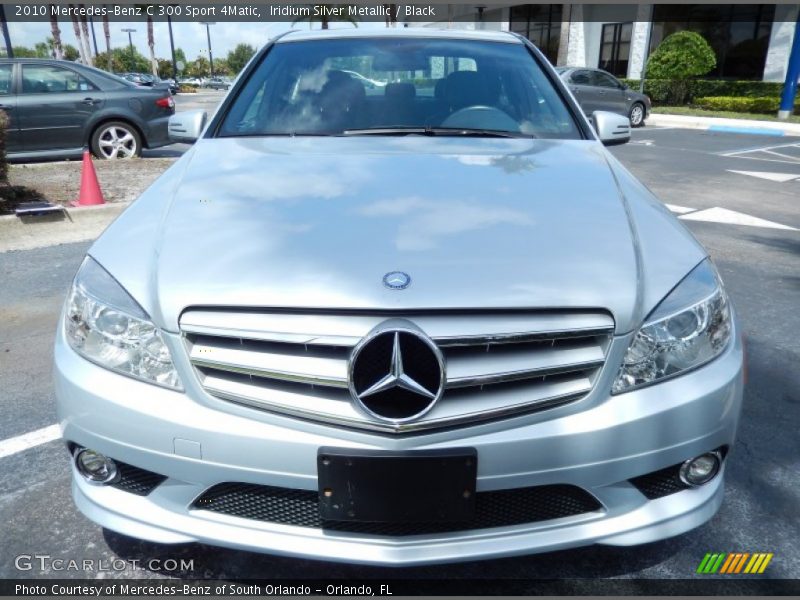 Iridium Silver Metallic / Black 2010 Mercedes-Benz C 300 Sport 4Matic