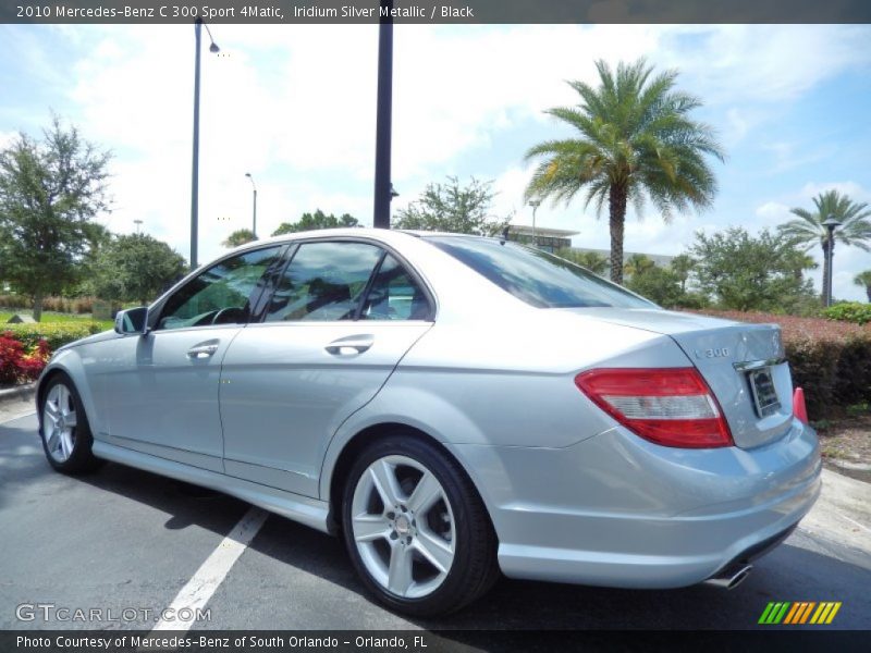 Iridium Silver Metallic / Black 2010 Mercedes-Benz C 300 Sport 4Matic