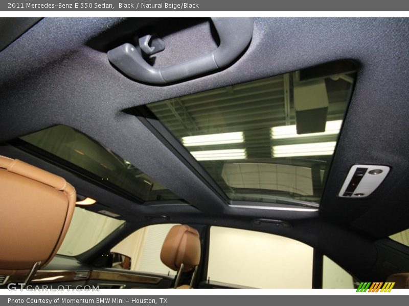Black / Natural Beige/Black 2011 Mercedes-Benz E 550 Sedan