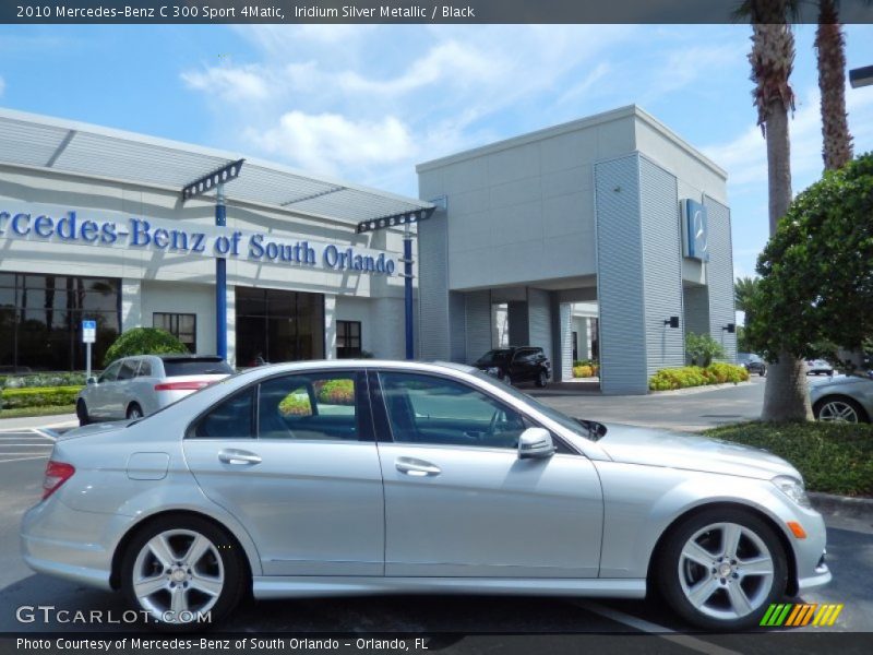 Iridium Silver Metallic / Black 2010 Mercedes-Benz C 300 Sport 4Matic