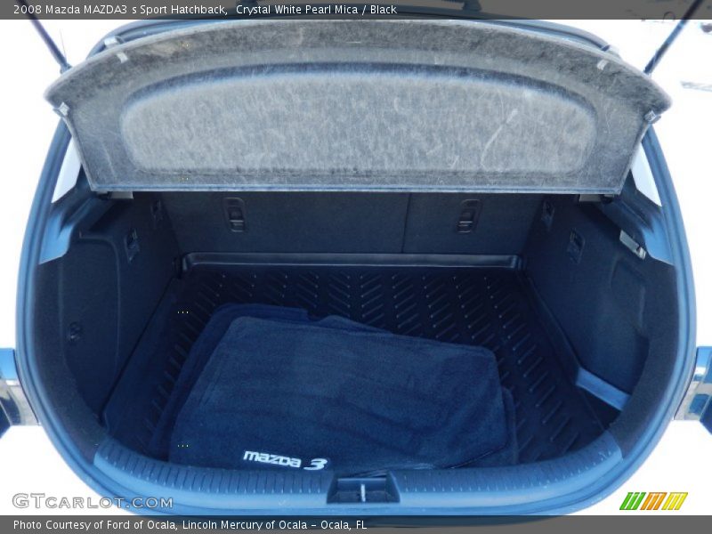 Crystal White Pearl Mica / Black 2008 Mazda MAZDA3 s Sport Hatchback