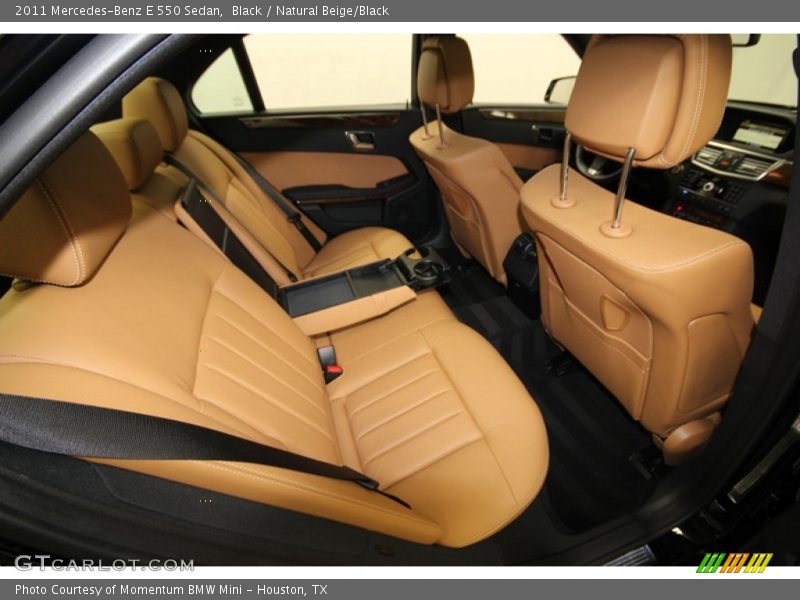 Black / Natural Beige/Black 2011 Mercedes-Benz E 550 Sedan