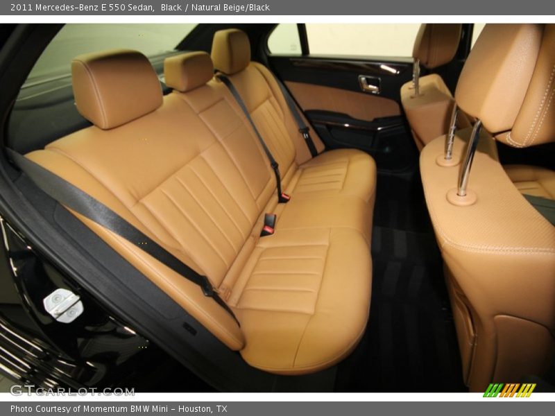 Black / Natural Beige/Black 2011 Mercedes-Benz E 550 Sedan