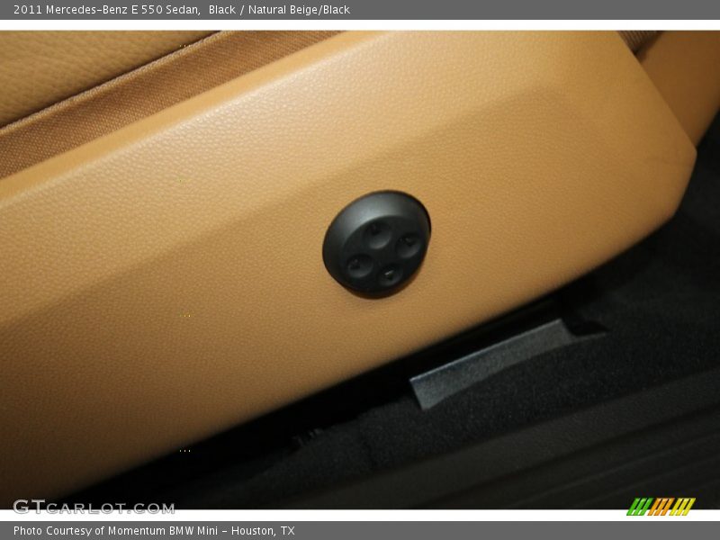 Black / Natural Beige/Black 2011 Mercedes-Benz E 550 Sedan