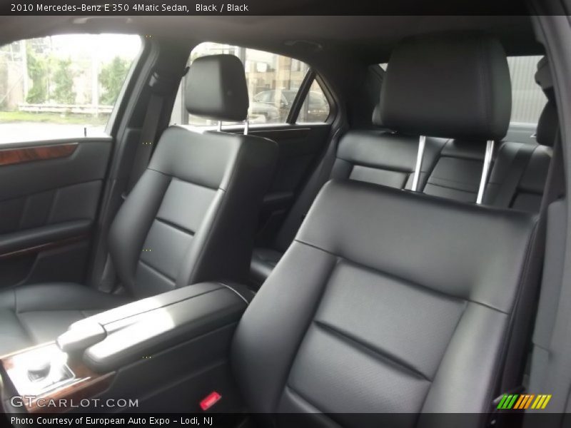 Black / Black 2010 Mercedes-Benz E 350 4Matic Sedan