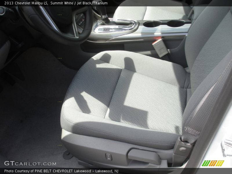 Summit White / Jet Black/Titanium 2013 Chevrolet Malibu LS