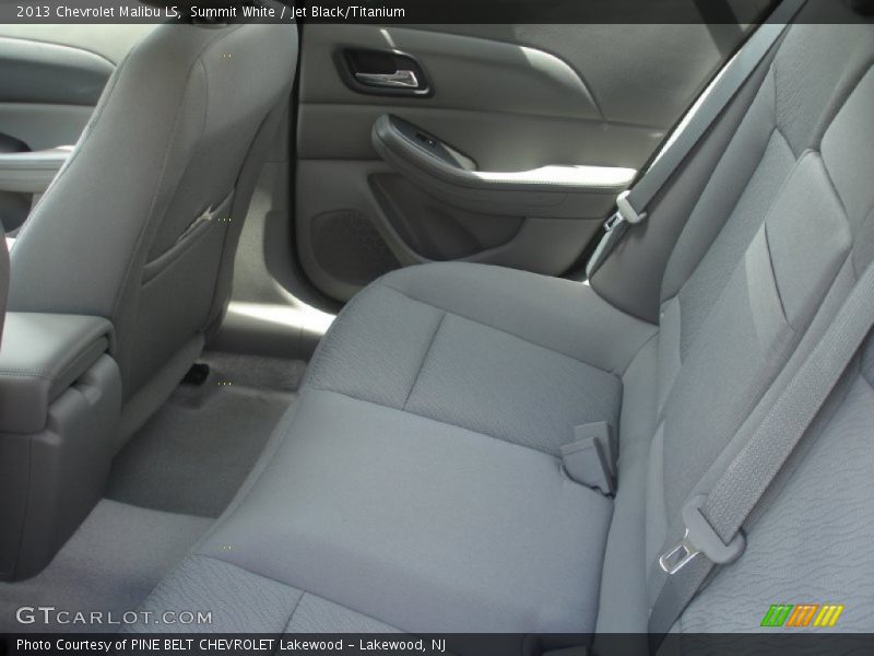 Summit White / Jet Black/Titanium 2013 Chevrolet Malibu LS
